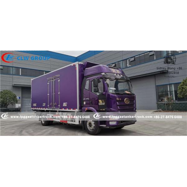 10Ton FAW refrigeró la unidad de congelación de Van Truck With Thermo King