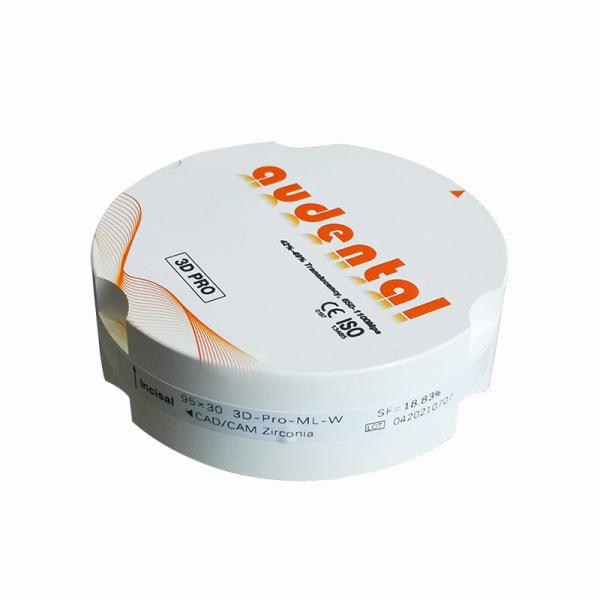 650-1100Mpa Strength Dental Zirconia Block for Dental Restorations Supply Abiity 2000 Pcs Per Week