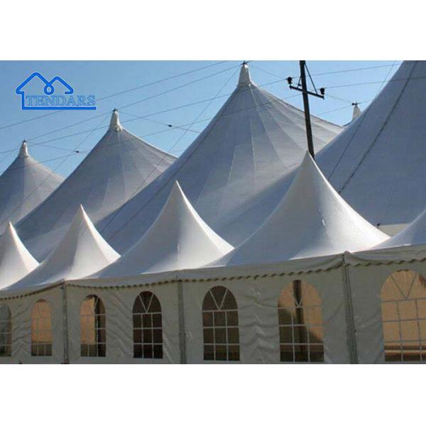 Good Quality Custom Outdoor Anti-UV Fashionable Luxury Tower White Canvas Tent