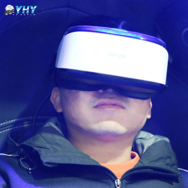 Jogos internos assentos dobro do Dof do cinema 3 da cadeira do ovo do simulador 9d Vr de 360 graus
