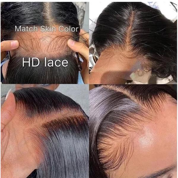 New Arrival 100% Natural HD Transparent Lace Braids Frontal Closure 13x6 Remy Hair Indian Woman Toupee Piece Braids