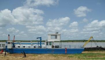6 Inch Hydraulic Gold Suction Dredge with sand dredge pump For River Dredging