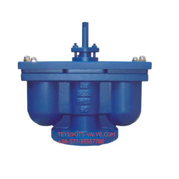 Double Ball Air Relief Valve , Flange End Air Pressure Release Valve