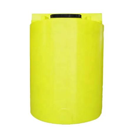 Cubo de dosificación cuadrado redondo de agua amarilla LLDPE personalizado Moldeado de plástico rotativo