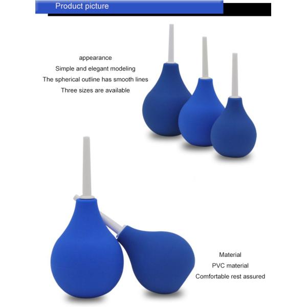Toiletry Vaginal Douche Cleansing Butt Enema Colon Ribbed Cleaner Touche Enema Bulb Pear Vaginal Douche Pump Device Body