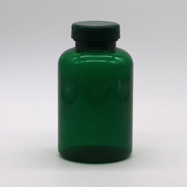 Capilla recargable de plástico medicinal PET de 350 ml para cápsulas de medicamentos recargables