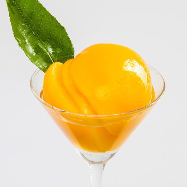 Regular HALAL Sweet Canned Yellow Peach In Light Syrup Lower Blood Sugar And Lipids