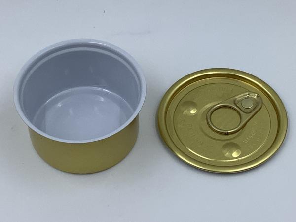 50ml Compact Aluminum Bowl Can 72.9×22mm Mini Design 300# Spec Health Supplement Storage
