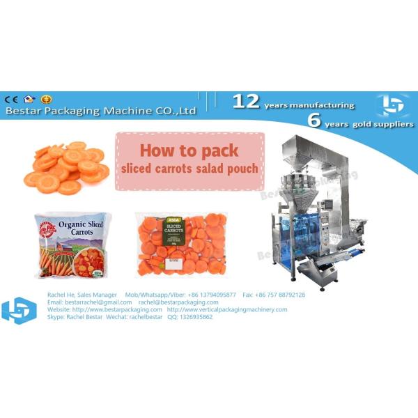 How to pack sliced cucumbers salad pouch