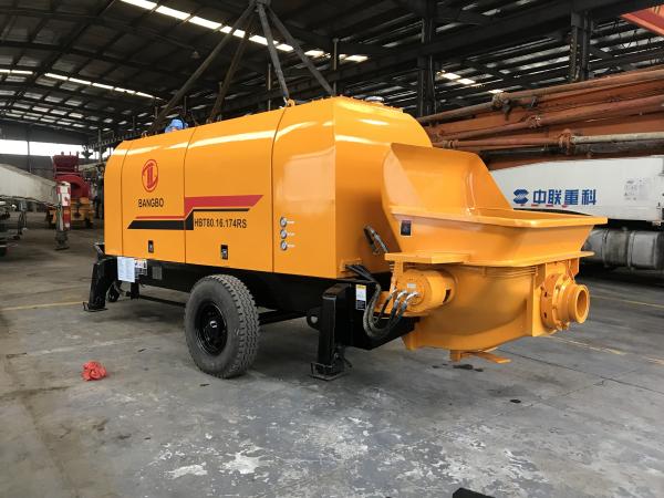 amarelo hidráulico novo da bomba concreta de 90m3/H 2300KW para a construção