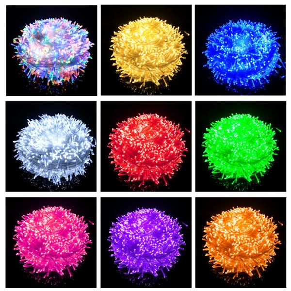 Outdoor Waterproof 300m Purple LED Fairy Lights String Garland for Christmas Holiday Decoration