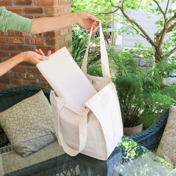 Organic Cotton Deluxe Reusable Bags for Eco-Friendly and Long-Lasting Shopping Laptop Bag