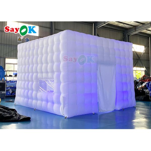 Куб 5x5x3.5mH шатра СИД раздувного шатра воздуха воздухоустойчивый на открытом воздухе раздувной для события партии