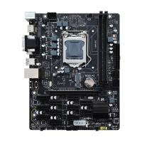 B250-AI-V2.1 carte mère cryptographique 12 PCIEX4 fente carte mère DVI VGA fente HDMI Pour Bitcoin