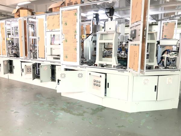 OPP / CPP / PVC Material Automatic Battery Packaging Machine Speed 20-40pcs/min