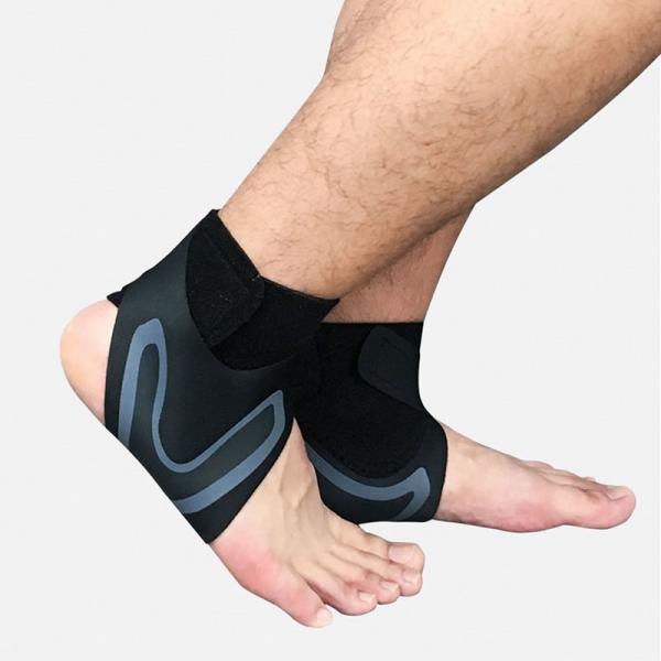 2020 new design elastic adjustable copper arthritis ankle brace sprain for gym