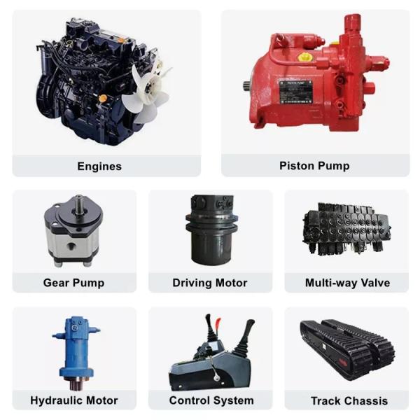 Настраиваемая прочная мини экскаваторная гидравлическая привязка пальца Q345B NM400 handox500