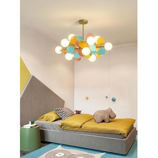 Свет нордической принцессы спальни лампы комнаты прожития ресторана цвета дизайнерской творческой теплой привесной