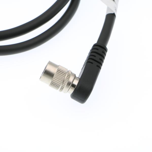 Trigger Strobe PWS Camera Power Cable TIS GigE Camera Hirose 6 Pin Female Right Angle To Open End A Type