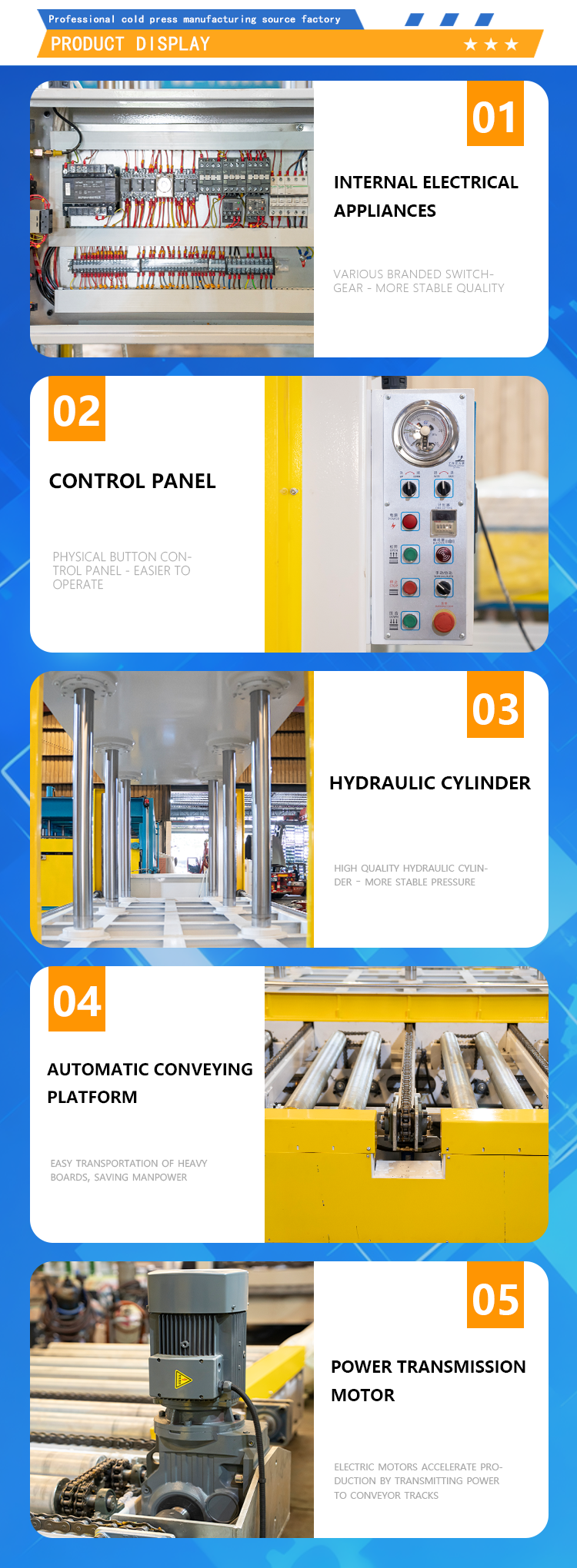 Continuous Production H-Frame Cold Press: Dual-Side Automatic Conveyor for Large Aluminum Single Sheets Metal Boards