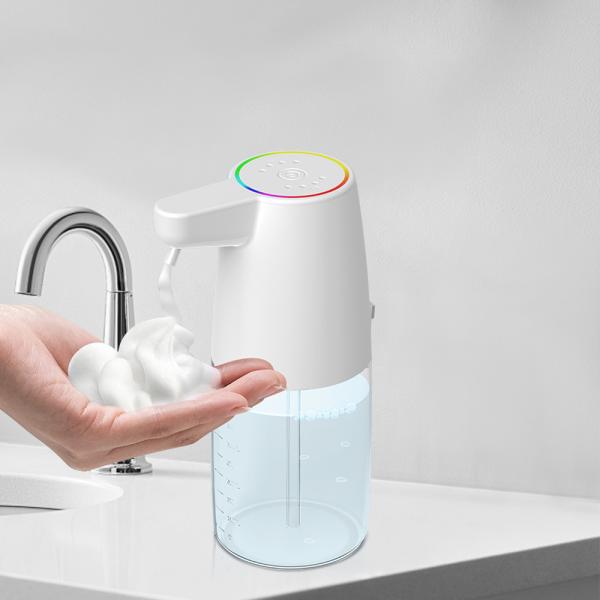 Commercial Plastic Foam Soap Dispenser 450ML Capacity For Home And Hotel Bathroom