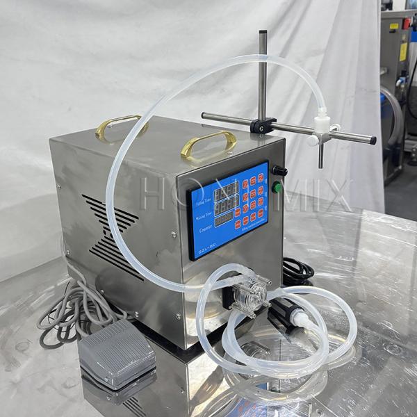 Liquid Oil Bottle Filling Machine Semi Auto Peristaltic Pump Filler