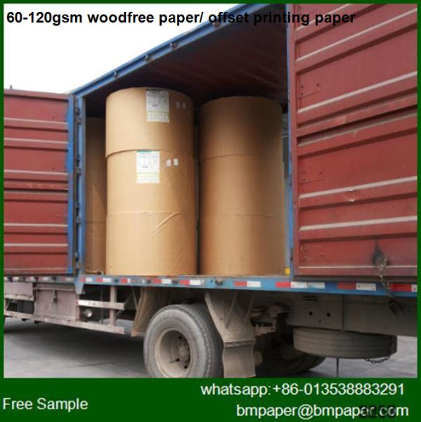 High Quality Offset Printing Paper Woodfree Paper Cardboard Paper