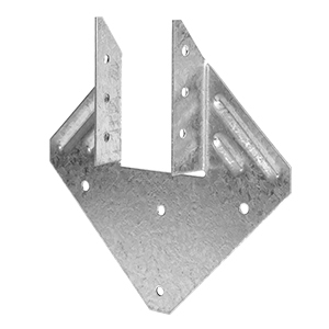  Hurricane Ties for Rafters, Heavy Duty Electrogalvanizing Joist Hangers, Heavy Duty Hot Galvanized Joist Hangers for Roofing Trusses Wood Timber