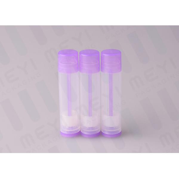 трубки пурпурной пластиковой округлой формы трубок лоска губы 5г чистые косметич