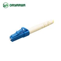 O conector ótico ISO9001 simples do APC do PC branco da bota 28.5mm LC aprovou