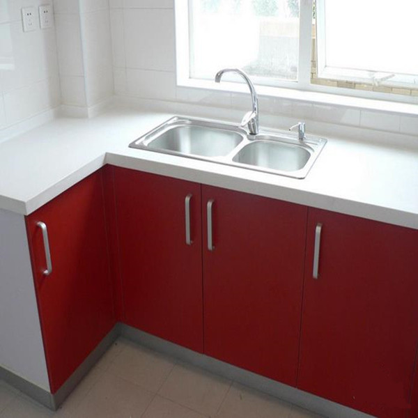 256mm Long Aluminum Cabinet Handles , Nickel Brushed Aluminum Cabinet Pulls Refrigiator Door Handles