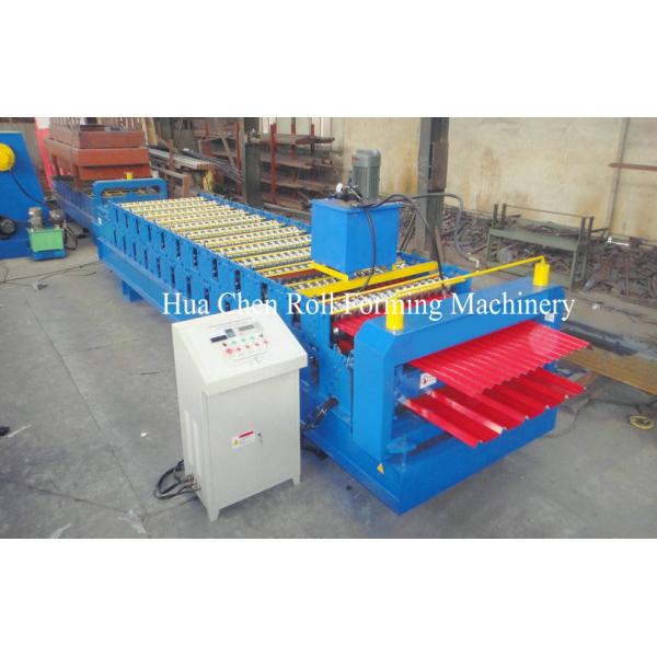 Double Layer Roof Panel Color Steel Sheet Roll Forming Machine With 12 / 13 Rows