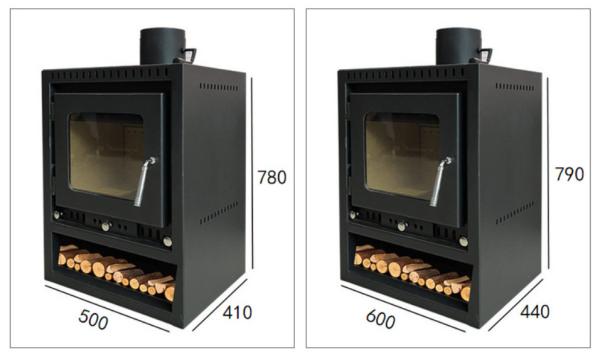 Domestic Heating Furnace European Cast Iron Fireplace Embedded Firewood Real Fire Heating Fireplace