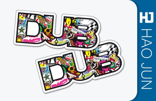 Shape Custom Adhesive Stickers / Custom Die Cut Stickers Coating Paper Materials