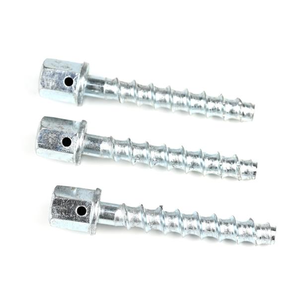 M10 Anclaje de vara de hilo de brida HEX electrolibrado para tornillos de pernos en ventilación de calefacción