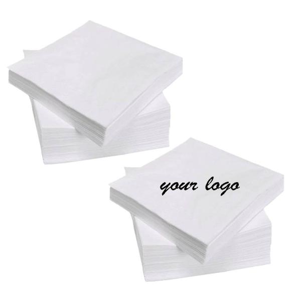 Soft Versatile Custom Printed Cocktail Napkins Printed Dinner Napkins 23cm 24cm 25cm 28cm