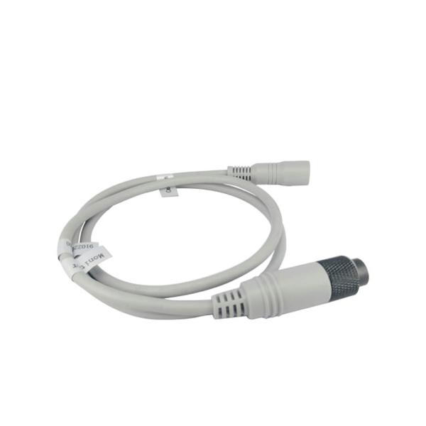 White Color Rear View Backup Camera Cable With 6 Pin Connector , RoHs / CE