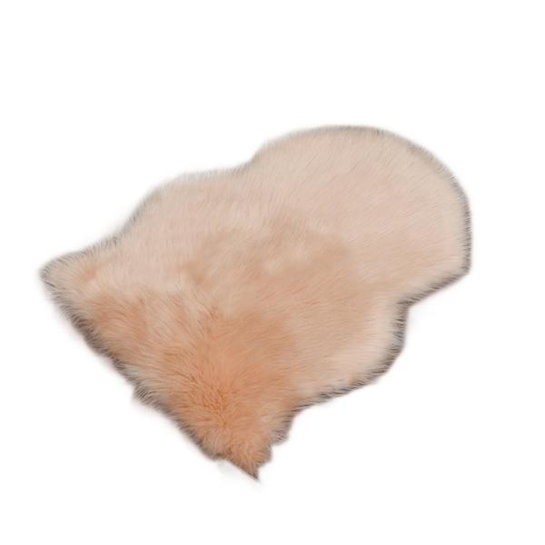 Modern Lambwool Faux Fur Seat Cushion Long Pile For Chair