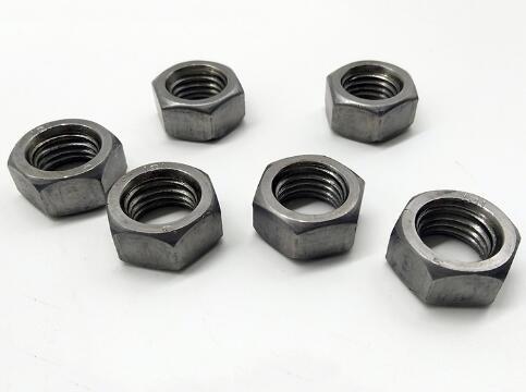M4 X 12 Natural Color Heavy Hex Nuts Plain Hexagon Weld Nuts DIN929 / FB13681