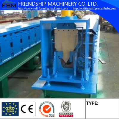 Aluminum / Color Steel Gutter Roll Forming Machine For Rain Spout / Water Pipe