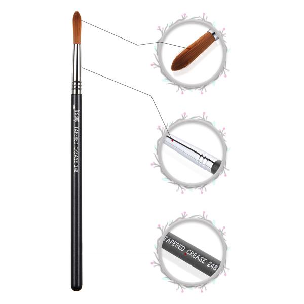 No Cracking Length 19.5cm Tapered Crease Brush Environmental Material