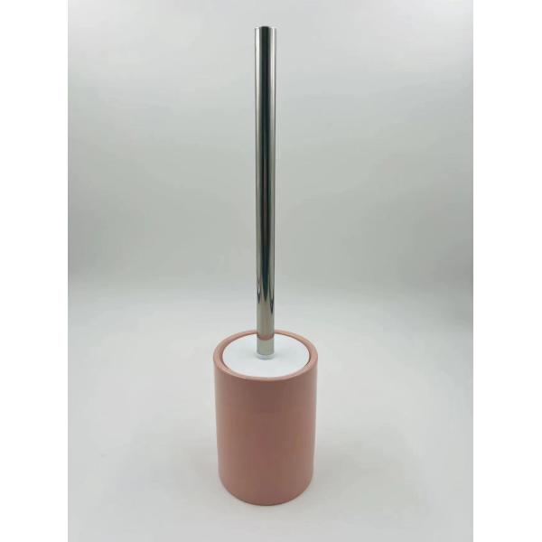 Accessoires de salle de bains en céramique Ensemble de forme ronde Couleur rose Savon pour salle de bains