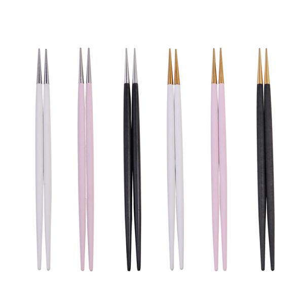 High Quality Korea Hot Sale Resin Chopstick/Stainless Steel Chopsticks With Colors/Kitchenware