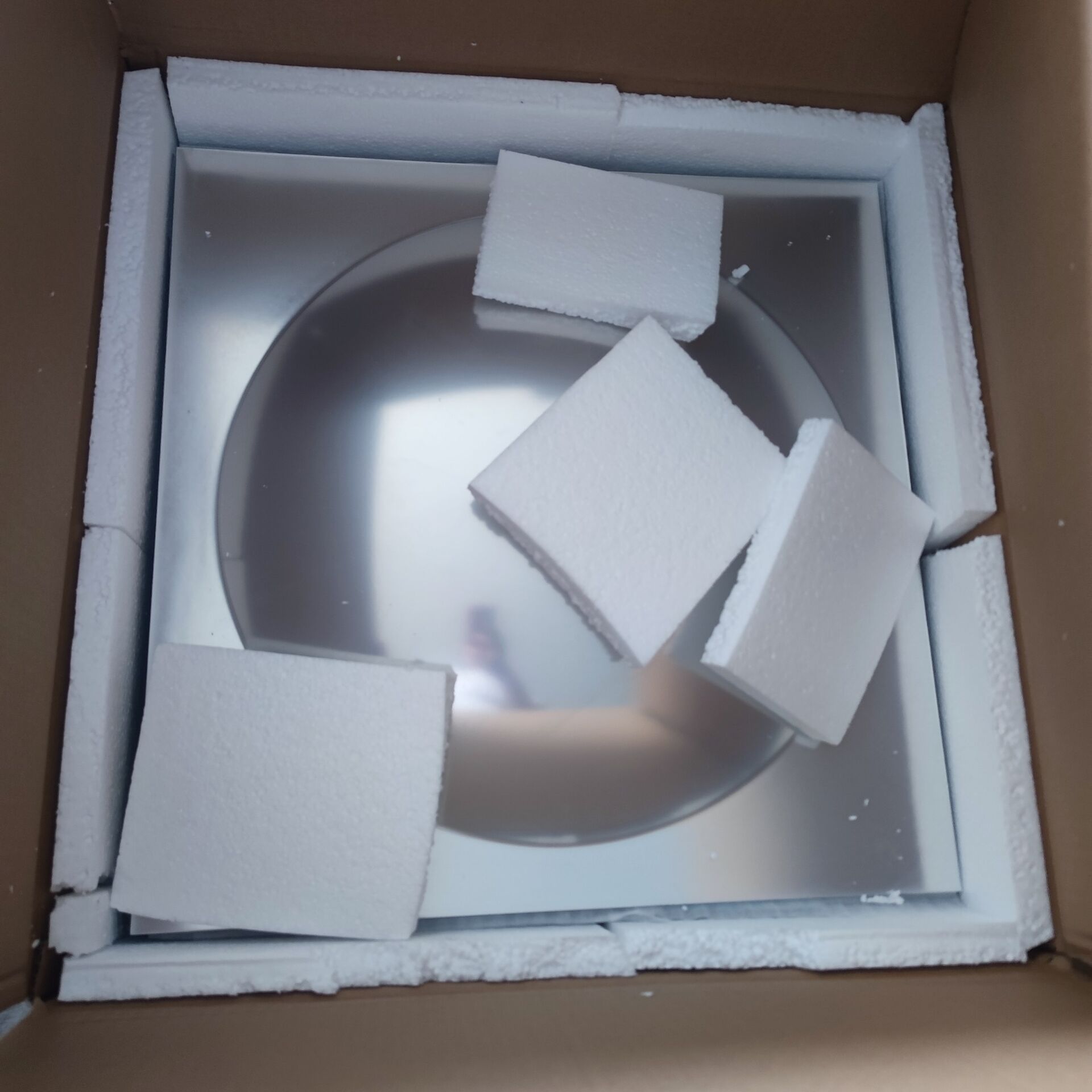 550×550mm Acrylic Convex Security Mirror 360° Full Dome Spherical PMMA