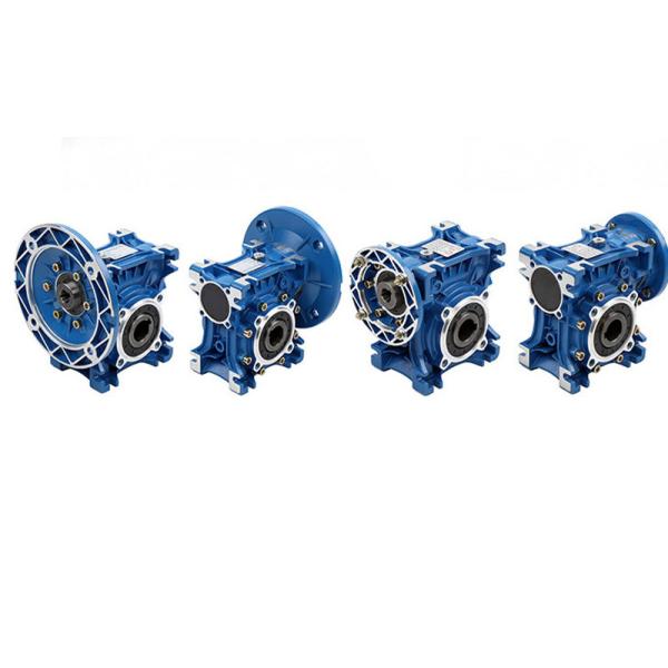 CE Double Worm Gear Reducer 50:1 Ratio For 110mm BLDC Motor Nmrv 075 Gearbox