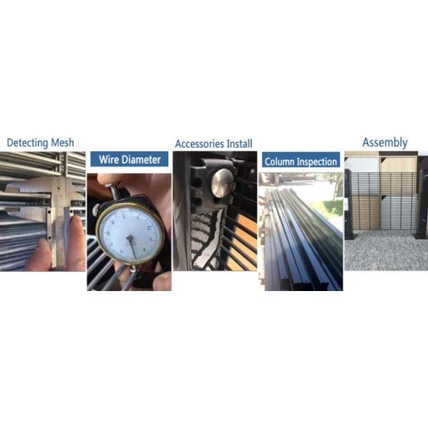 Гальванизированные 4 изгибают безопасность 4.0мм 358 ограждая для школ/парков