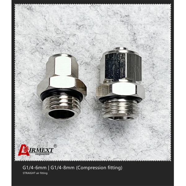 Straight Stainless Steel Quick Connect Air Fittings G1/4-8mm