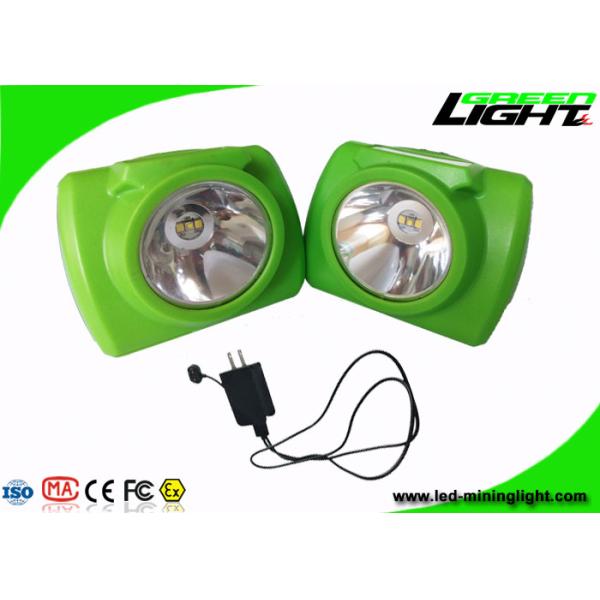 Small GLC-6 Miners Cap Lamps Cordless 13000lux IP68 With Optical Lighting Angle
