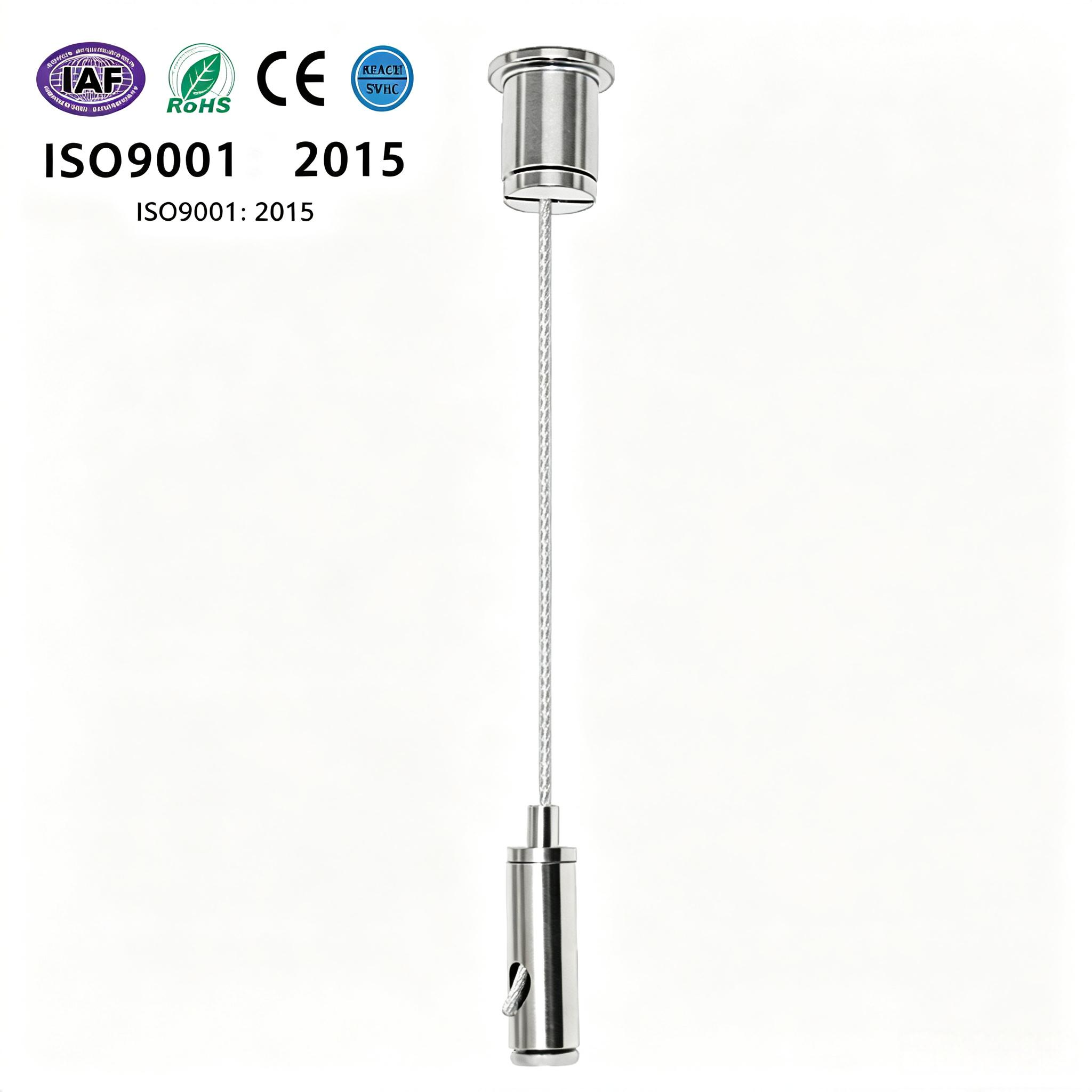 Steel Wire Adjustable Suspension Kits for Hanging Linear Lighting 1.0-4.0mm
