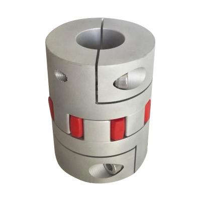 High Torque Aluminum Flexible Coupling Plum Type Jaw Spider Coupling